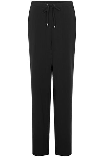 Lightweight Textured Wide Leg Trousers